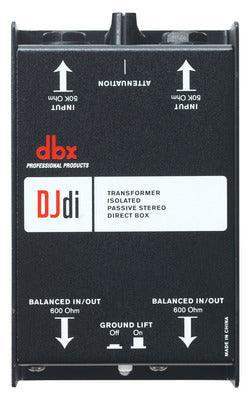 DBX DJDI 2-channel Passive Direct Box - DBXDJDI - Creation Networks