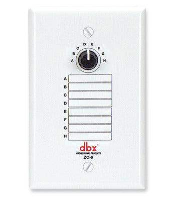 DBX ZC-9 Wall-Mounted Zone Controller - DBXZC9V - Creation Networks