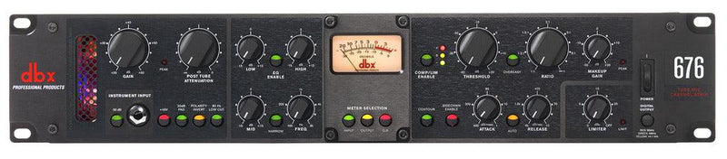 DBX 676 Tube Microphone Preamp Channel Strip - DBX676FX