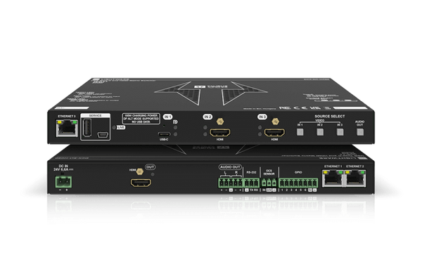 LightWare DCX-3x1-HC20 Video Switcher with HDMI 2.0 and USB-C connectivity - 91310104