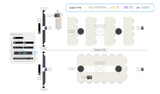 Q-SYS Microsoft Teams Room Meeting Space Solution: Divisible room