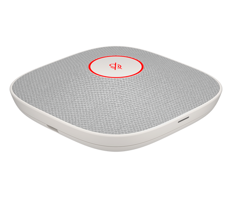 Poly HP Poly Studio A2 White Table Microphone w/ Mounting Plate I/O cables HP Poly Studio A2 White Table Microphone w/ Mounting Plate I/O cables WW Poly Video Poly