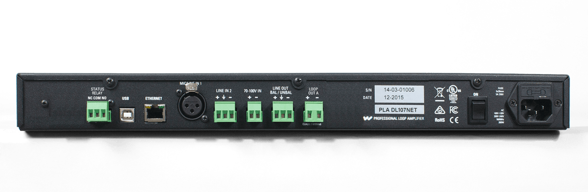 Williams AV DL107 SYS Networked Induction Loop System