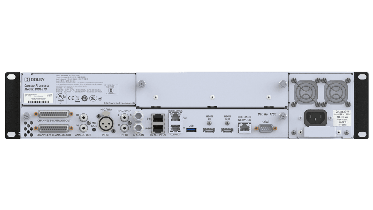 Dolby Professional Atmos Cinema Processor CP950A - Creation Networks