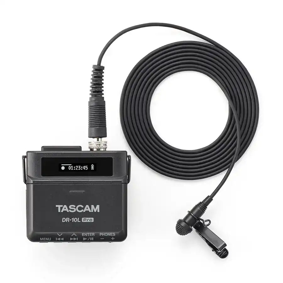 Tascam DR-10L Pro 32 Bit-Float Field Recorder and Lavalier Mic