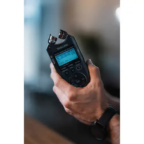 Tascam DR-40X 4-Channel / 4-Track Portable Audio Recorder and USB Interface with Adjustable Mic