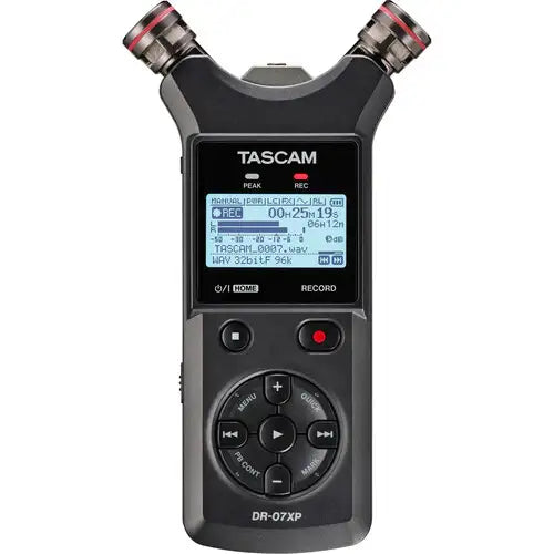 Tascam Dr-07XP 32-Bit Float Audio Recorder/USB Interface