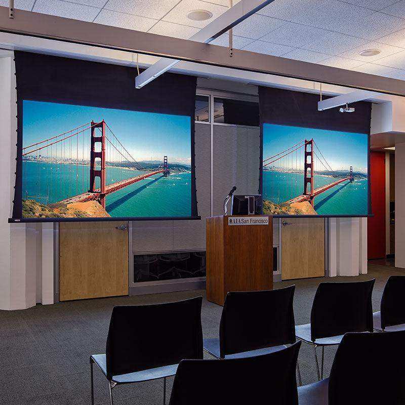 Draper Access V, 100", HDTV, CineFlex White XT700V, 110 V - 140107CD - Creation Networks