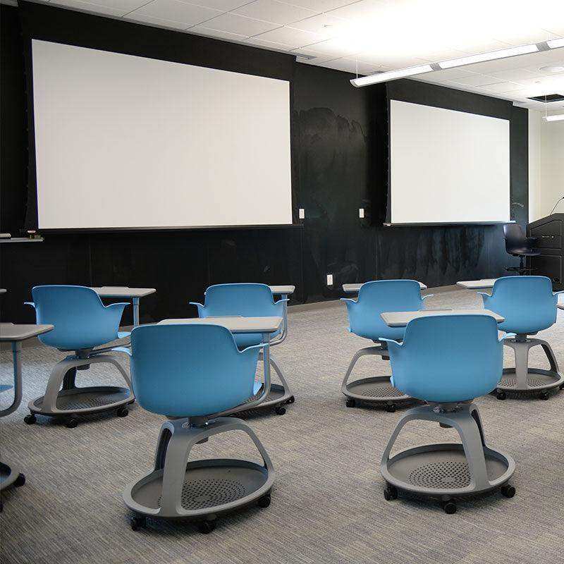 Draper Access V, 137", 16:10, CineFlex White XT700V, 110 V, with LVC-IV Low Voltage Controller - 140039CDU - Creation Networks