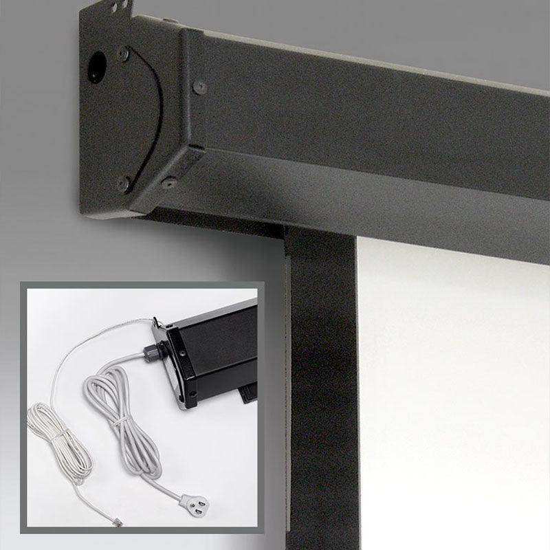 Draper Premier, 100", HDTV, ClearSound NanoPerf XT1000V, 110 V, with Quiet Motor & LVC-IV Low Voltage Controller - 101761SCQU - Creation Networks