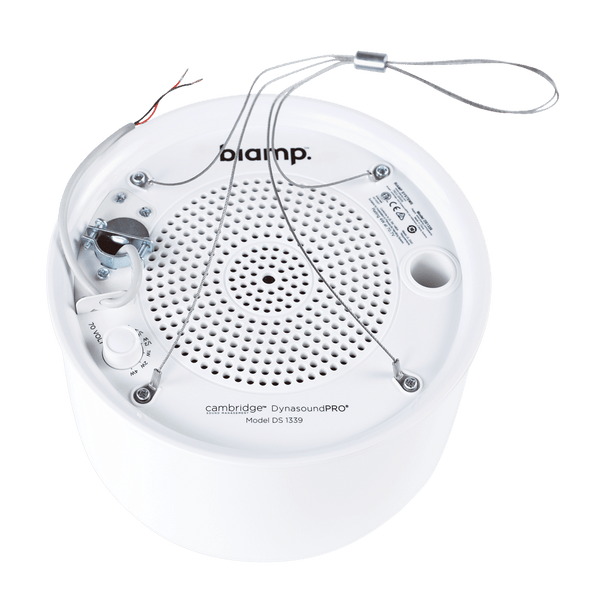 Biamp Cambridge DS1339W 70V plenum loudspeaker (White) - 911.0709.900