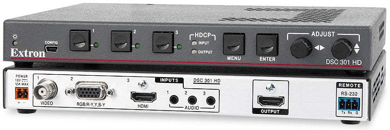 Extron DSC 301 HD Three Input Compact HDCP-Compliant Video Scaler