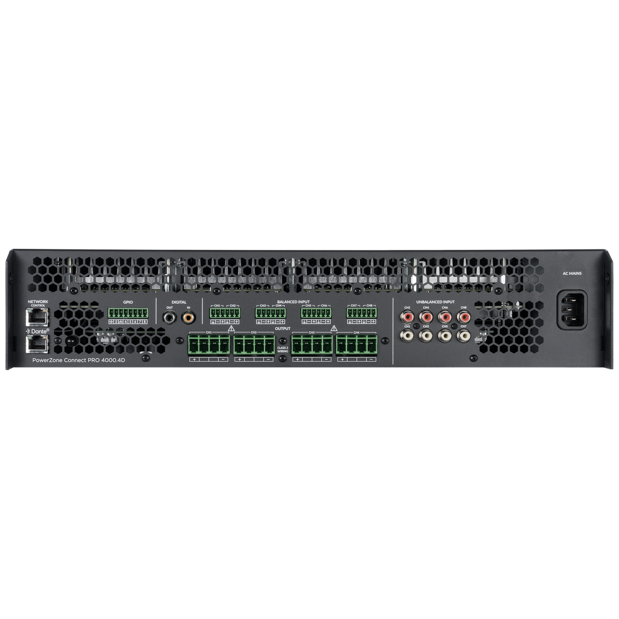 Sonance PowerZone Connect PRO 4000.4D – 4-Channel Networked DSP Amplifier Amplifiers Sonance