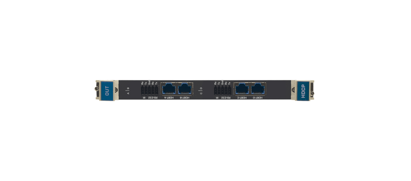 Kramer DT-OUT4-F32/STANDALONE 4–Channel 4K60 4:2:0 HDMI over Long Reach HDBaseT Output Card (Discontinued)