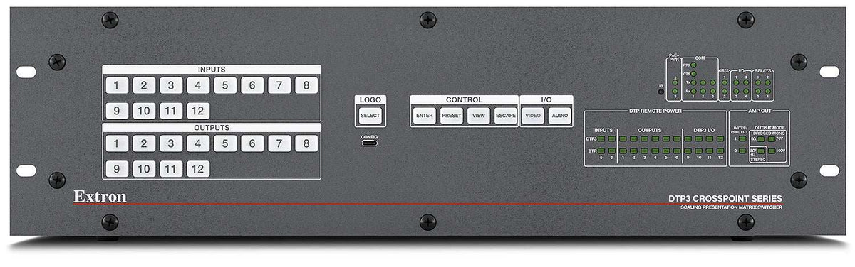 Extron Processor Extron DTP3 CrossPoint 884 IPCP A LL — 200W Amp + LinkLicense ...