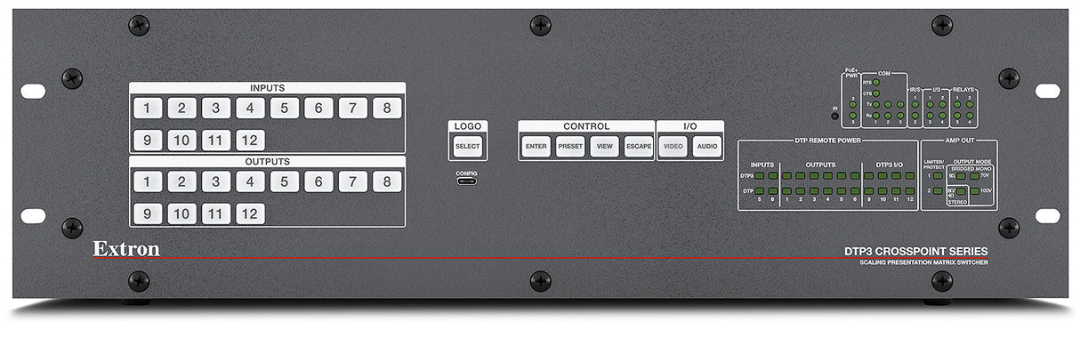 Extron DTP3 CrossPoint 884 IPCP A LL Control Processor and Amplifier, LL UI Upgrade