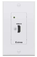 Extron DTP3 T 101 D HDMI 4K/60 Wallplate Tx, White - 330 feet (100 m)