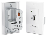 Extron DTP3 T 101 D HDMI 4K/60 Wallplate Tx, White - 330 feet (100 m)