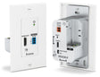 Extron DTP3 R 201 D – 4K/60 HDMI DTP3 Decorator-Style Wallplate Receiver, White 60-2072-53