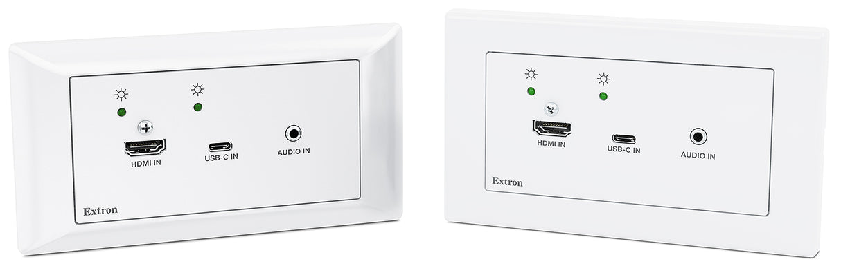 Extron DTP3 T 202 EU/MK – Two Input 4K/60 DTP3 EU/MK Wallplate Transmitter 60-1829-52