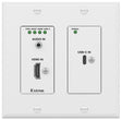 Extron DTP3 T 212 D – Two Input 4K/60 DTP3 Decorator Wallplate Transmitter, White 60-1714-53