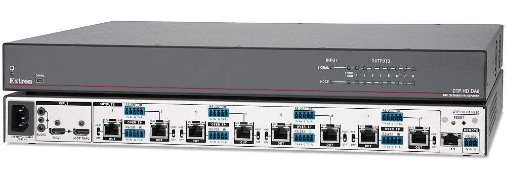 Extron DTP HD DA8 4K 330 HDMI to Eight Output DTP DA - 330 feet (100 m)