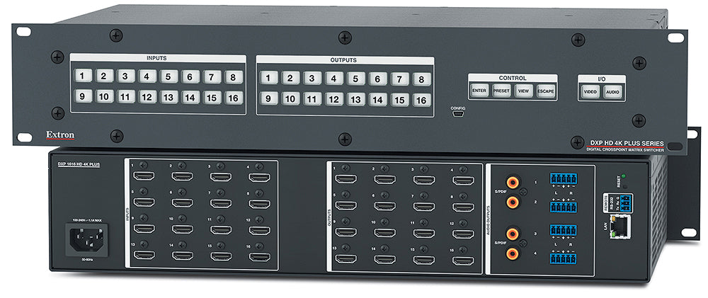 Extron DXP 84 HD 4K PLUS 8x4 4K/60 HDMI with 2 Audio Outputs
