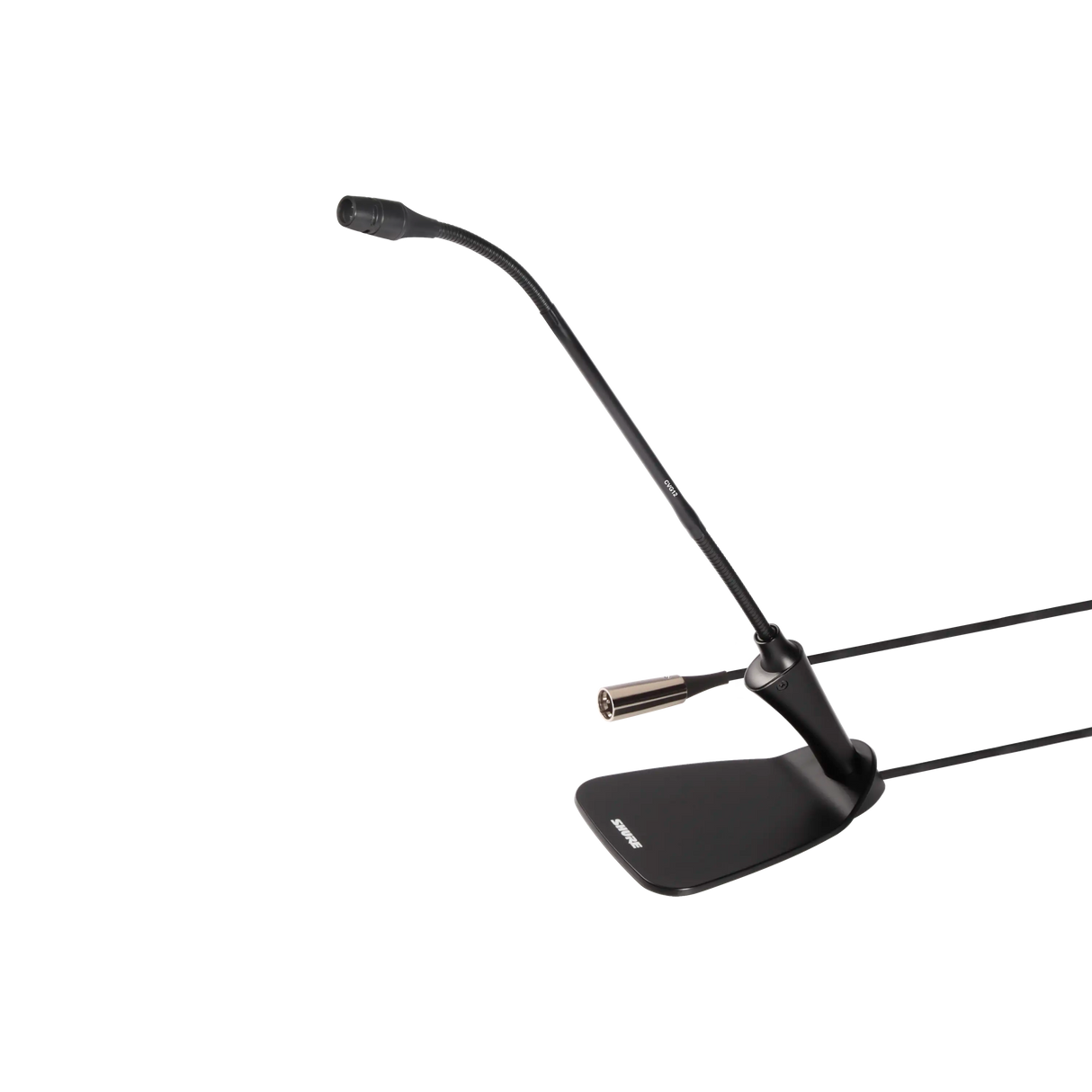 Shure CVG12D-B/C 12" Gooseneck Condenser Mic with Integrated Desktop Base Microphones Shure