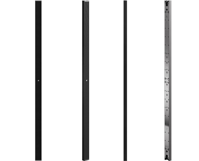 K-Array Vyper KV102 II Ultra-flat, 100cm-long, aluminum line array element with 16x1" cones (Black)