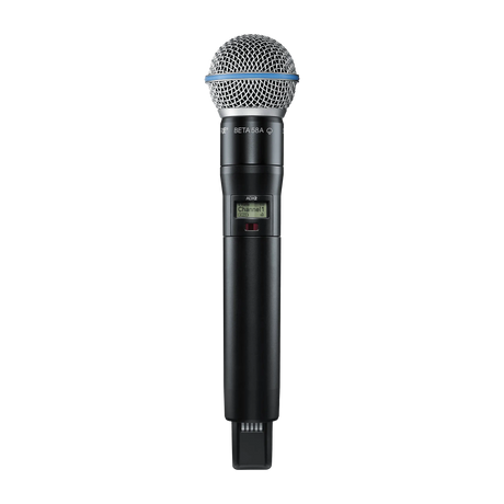 Shure ADX2/B58 Digital Handheld Wireless Microphone Transmitter with Beta 58A Capsule Microphones Shure