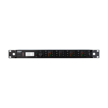 Shure ULXD4Q Quad-Channel Digital Wireless Mic Receiver - ULXD4Q=-G50 Audio Components Shure