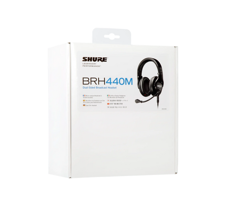 Shure BRH440M-LC Dual-Sided Broadcast Headset, less cable Microphones Shure