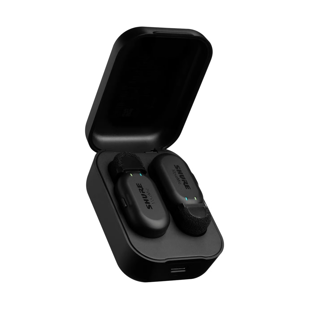 Shure MV-TWO-KIT-Z7 MoveMic Two Receiver Kit Two-Channel Wireless Lavalier Microphone System With Receiver for Mobile Devices and Cameras