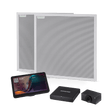 Shure IMXRK70 IntelliMix Room Kit, Includes (2) MXA902 Ceiling Microphone + Speaker, Huddly L1 Networked Camera, IntelliMix Compute, IntelliMix Touch Panel, and Network Switch Shure