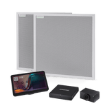 Shure IMXRK70 IntelliMix Room Kit, Includes (2) MXA902 Ceiling Microphone + Speaker, Huddly L1 Networked Camera, IntelliMix Compute, IntelliMix Touch Panel, and Network Switch Shure