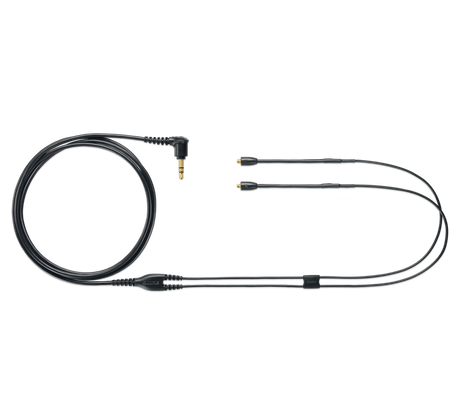 Shure EAC64BK Detachable Earphone Cable, 64" (Black, sealable bag) Microphones Shure