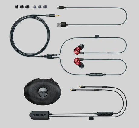 Shure SE535 Sound-Isolating In-Ear Stereo Headphones with 3.5mm Audio Cable (Clear) - SE535-CL Headphones Shure