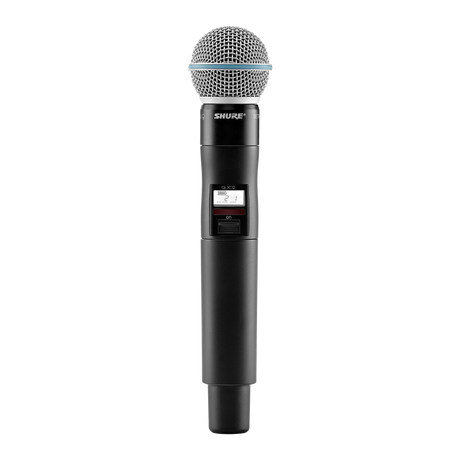 Shure QLXD2/SM87 Handheld Transmitter with SM87 Microphone Microphones Shure