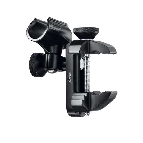 Shure A75M Universal Microphone Mount with Large and Small Clip Adapters and Universal Threaded Adapter Post Microphnes Shure