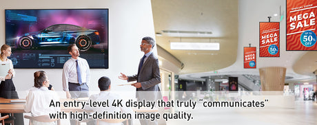 Panasonic TH-65EQ3W 65" 4K UHD, 500cd/m2 LED LCD Display Professional Displays Panasonic