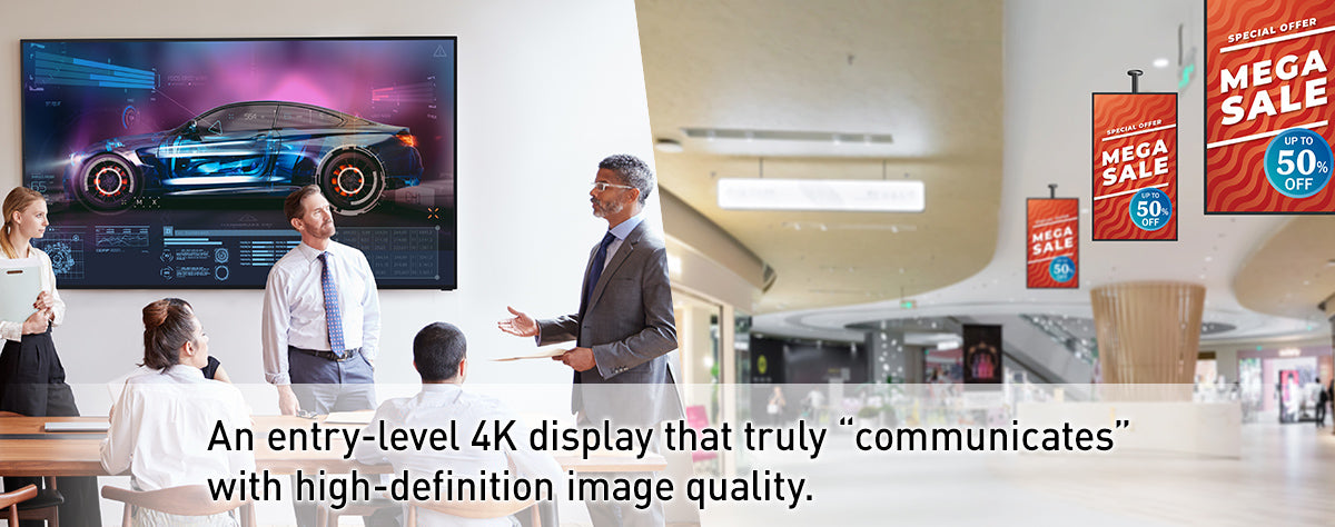 Panasonic TH-43EQ3W 43" 4K UHD, 500cd/m2 LED LCD Display Professional Displays Panasonic