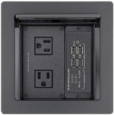 Extron Cable Cubby 500 Cable Access Enclosure Black-AC Module Not Included - Creation Networks