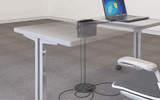 Extron Cable Cubby 500 Cable Access Enclosure Black-AC Module Not Included - Creation Networks