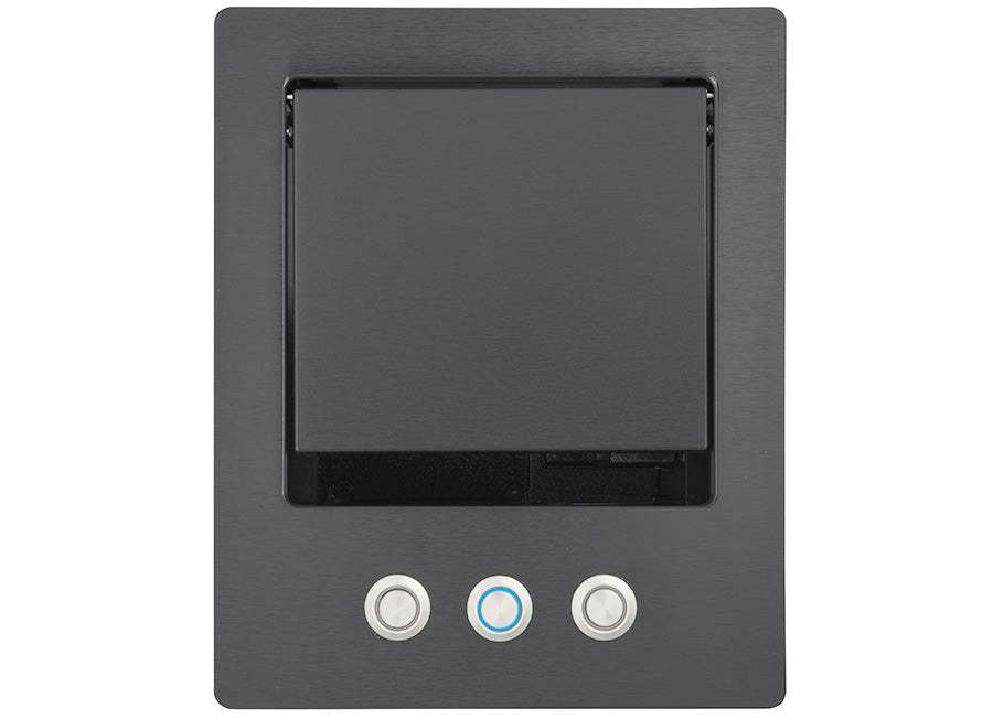 Extron Cable Cubby 500 Cable Access Enclosure Black w 3 Buttons-AC Module Not Included - Creation Networks