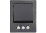 Extron Cable Cubby 500 Cable Access Enclosure Black w 3 Buttons-AC Module Not Included - Creation Networks