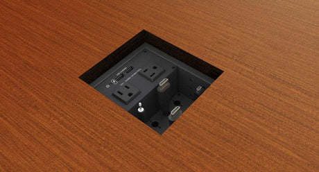 Extron Cable Cubby 650 UT Under-Table Cable Access Enclosure for AV Connectivity, Remote Control, and Power - Creation Networks