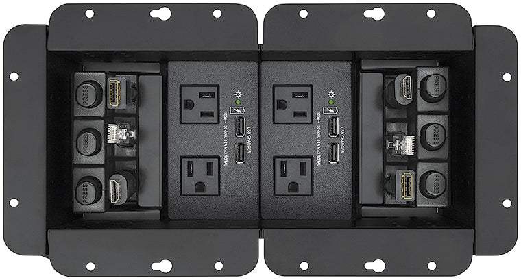Extron Cable Cubby 650 UT Under-Table Cable Access Enclosure for AV Connectivity, Remote Control, and Power - Creation Networks