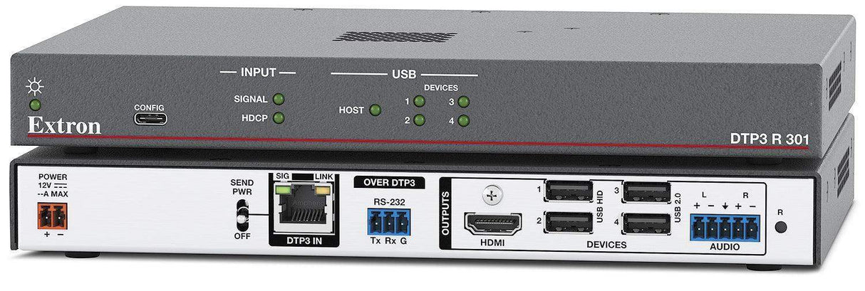 Extron DTP3 R 301 DTP3 Receiver for 4K/60 HDMI and USB Data - Creation Networks