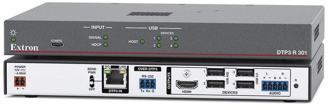 Extron DTP3 R 301 DTP3 Receiver for 4K/60 HDMI and USB Data - Creation Networks