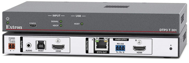 Extron DTP3 T 301 DTP3 Transmitter for 4K/60 HDMI and USB Data - Creation Networks